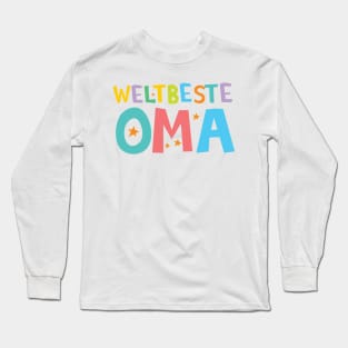 Weltbeste Oma Geschenk Long Sleeve T-Shirt